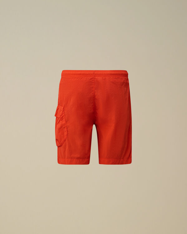 C.p. Company U16 Chrome-R Long Cargo Swim Shorts POINCIANA - ORANGE