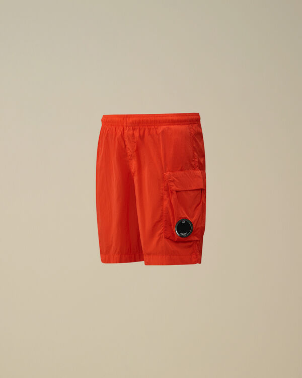 c.p. company U16 Chrome-R Long Cargo Swim Shorts POINCIANA - ORANGE