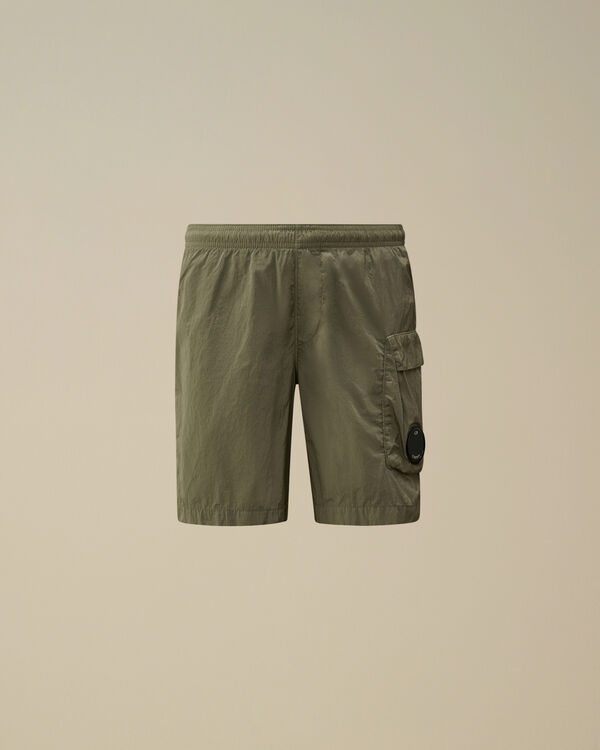 C.p. Company U16 Chrome-R Long Cargo Swim Shorts THYME - GREEN