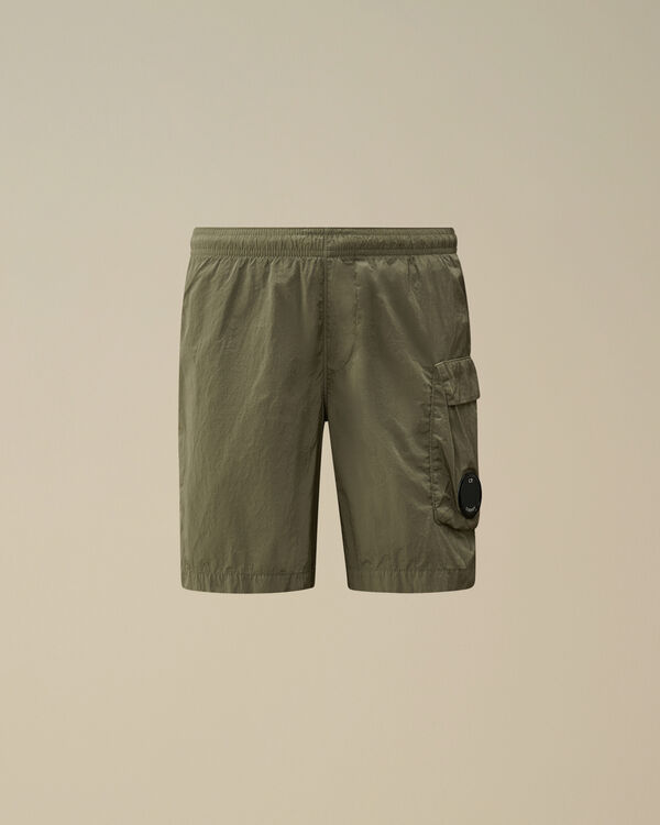 C.p. Company U16 Chrome-R Long Cargo Swim Shorts THYME - GREEN
