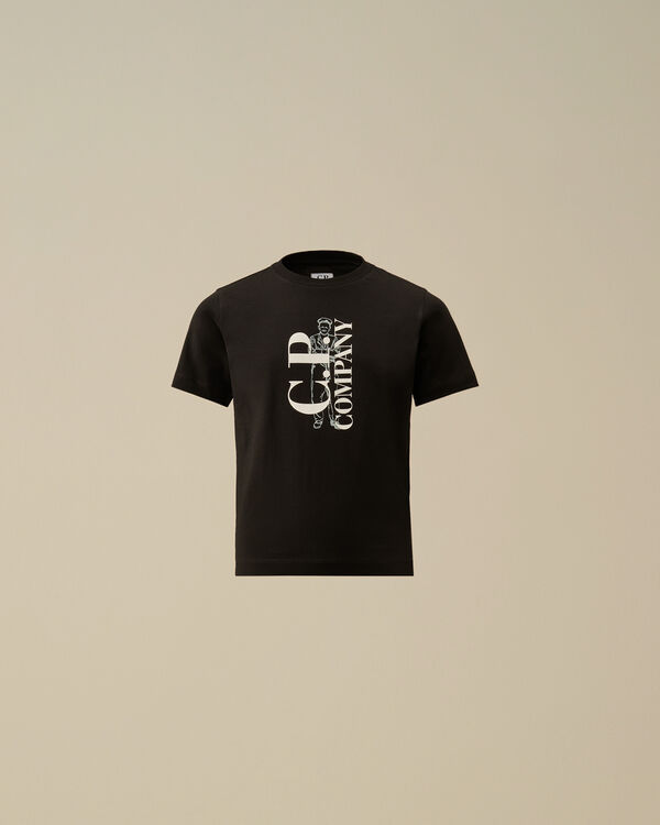 C.p. Company U16 Cotton Jersey 30/1 British Sailor T-Shirt BLACK