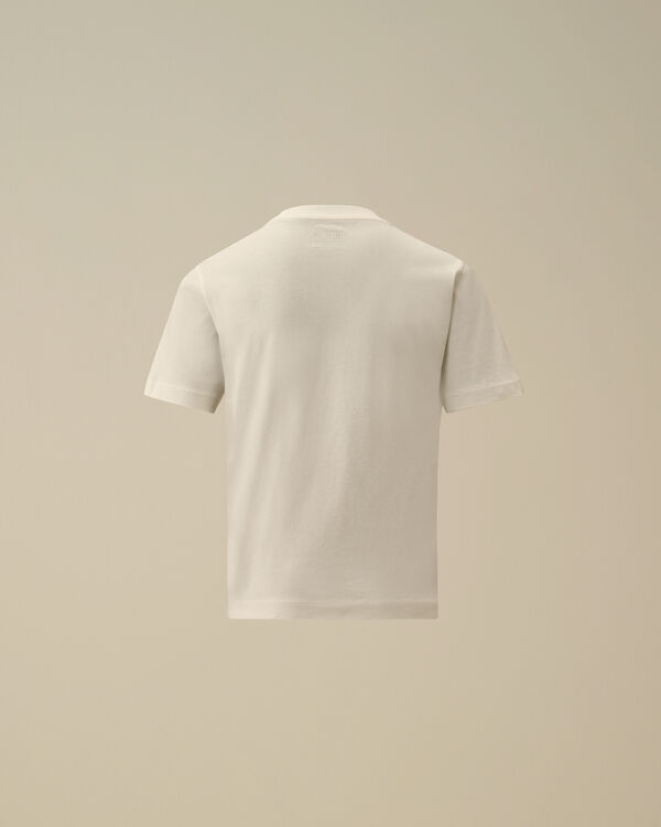 C.p. Company U16 Cotton Jersey 30/1 British Sailor T-Shirt GAUZE WHITE