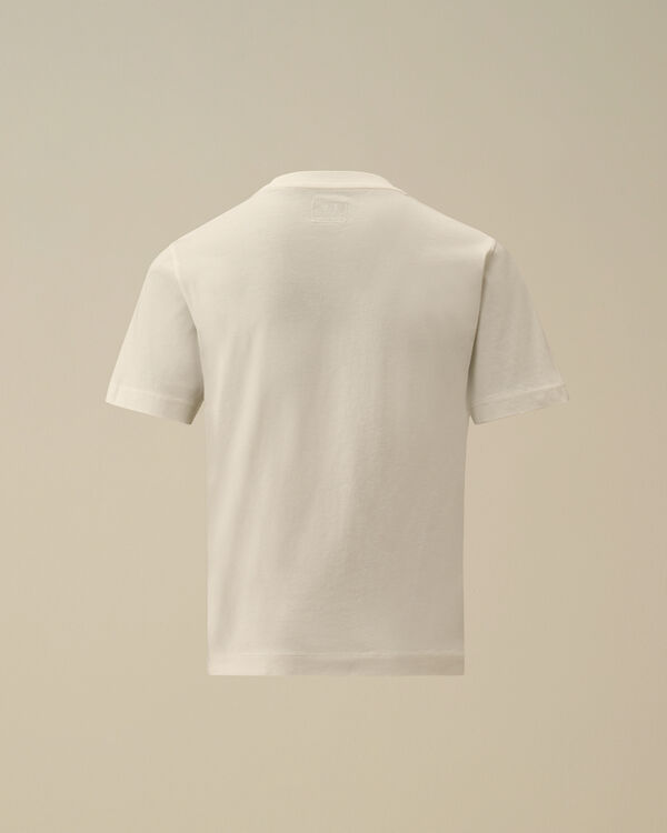 C.p. Company U16 Cotton Jersey 30/1 British Sailor T-Shirt GAUZE WHITE