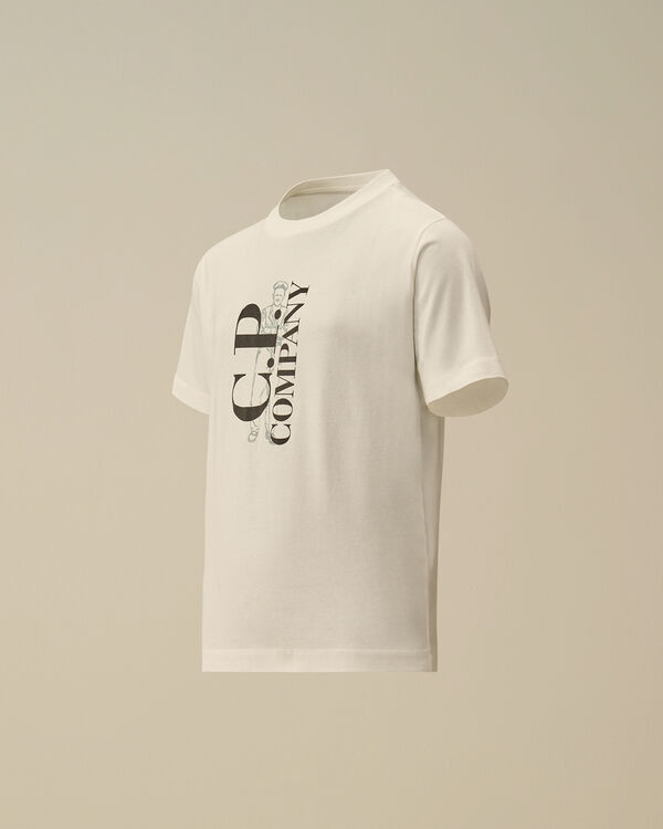 c.p. company U16 Cotton Jersey 30/1 British Sailor T-Shirt GAUZE WHITE