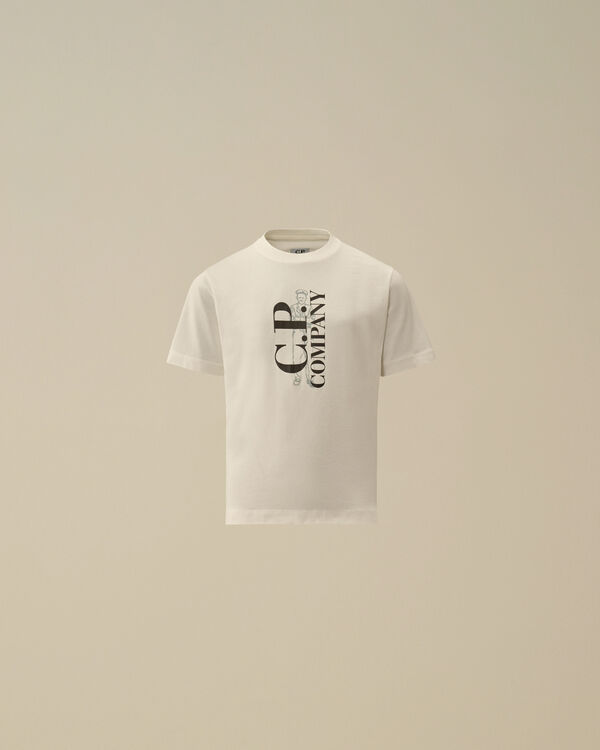 C.p. Company U16 Cotton Jersey 30/1 British Sailor T-Shirt GAUZE WHITE