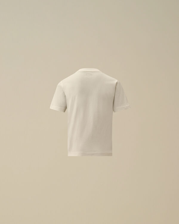 C.p. Company U16 Cotton Jersey 30/1 British Sailor T-Shirt GAUZE WHITE