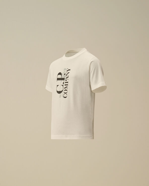 c.p. company U16 Cotton Jersey 30/1 British Sailor T-Shirt GAUZE WHITE