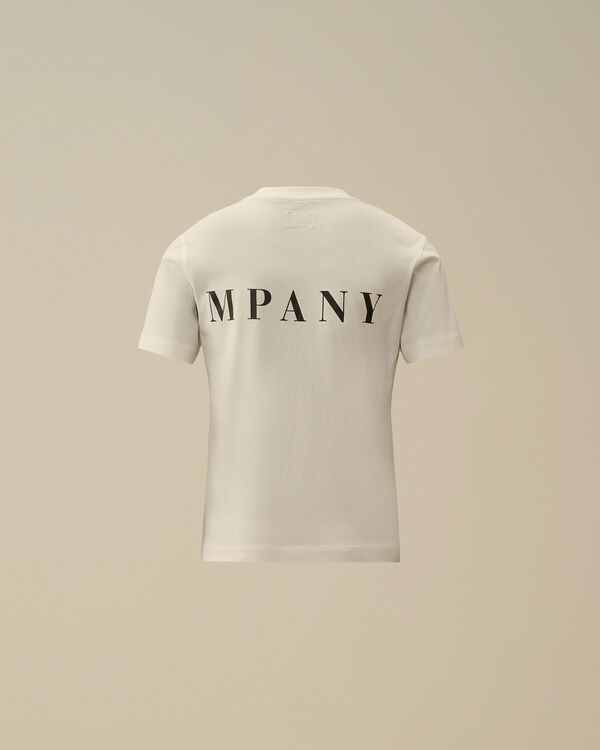C.p. Company U16 Cotton Jersey 30/1 C.P.C. T-Shirt GAUZE WHITE