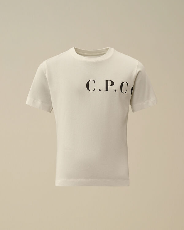 C.p. Company U16 Cotton Jersey 30/1 C.P.C. T-Shirt GAUZE WHITE