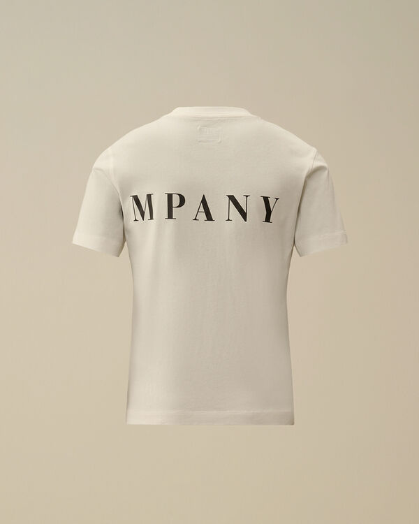 C.p. Company U16 Cotton Jersey 30/1 C.P.C. T-Shirt GAUZE WHITE