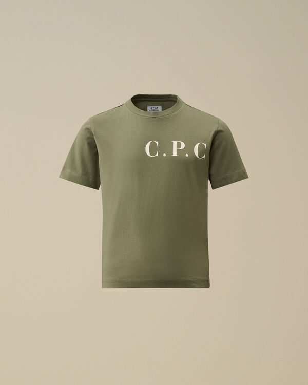 C.p. Company U16 Cotton Jersey 30/1 C.P.C. T-Shirt THYME - GREEN
