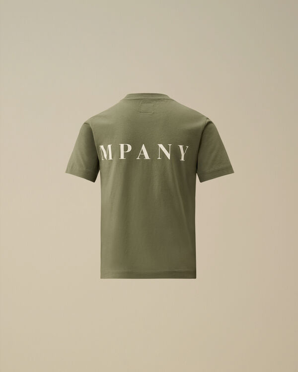 C.p. Company U16 Cotton Jersey 30/1 C.P.C. T-Shirt THYME - GREEN