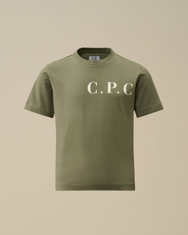C.p. Company U16 Cotton Jersey 30/1 C.P.C. T-Shirt THYME - GREEN