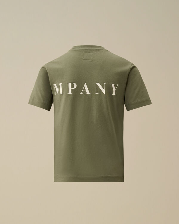 C.p. Company U16 Cotton Jersey 30/1 C.P.C. T-Shirt THYME - GREEN