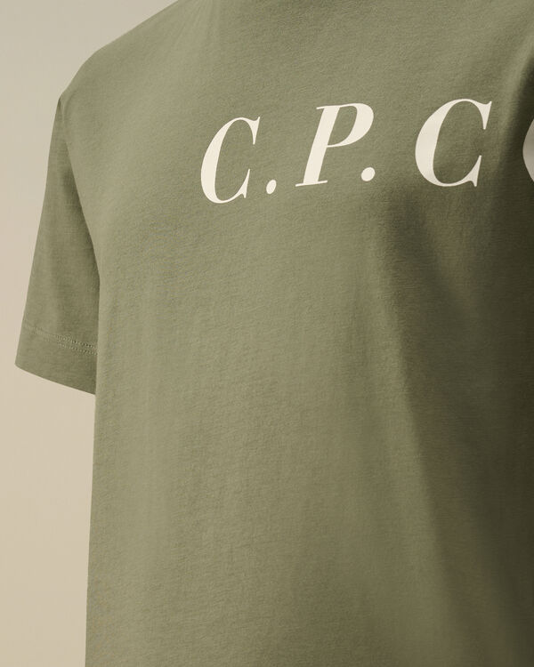 C.p. Company U16 Cotton Jersey 30/1 C.P.C. T-Shirt THYME - GREEN