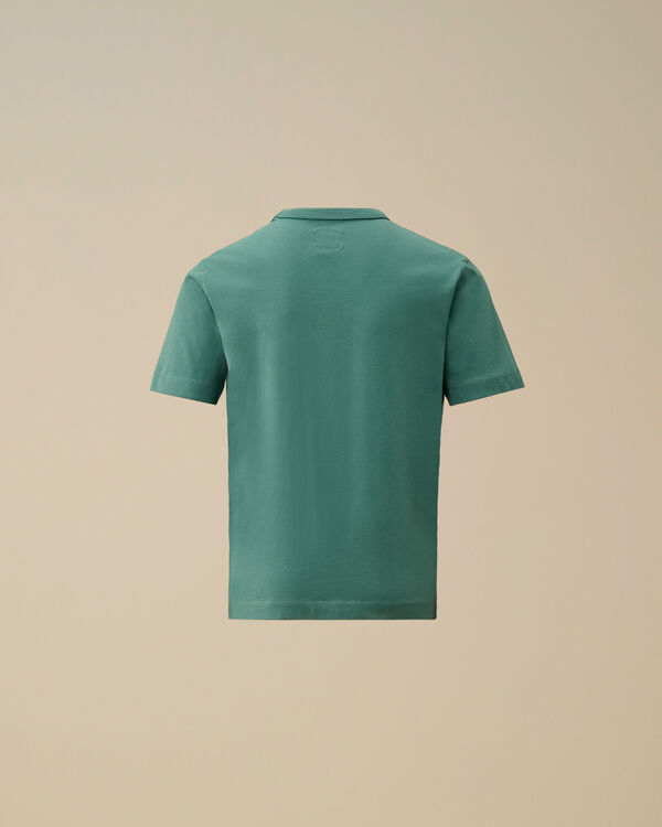 C.p. Company U16 Cotton Jersey 30/1 Embroidery T-Shirt BAYOU - GREEN