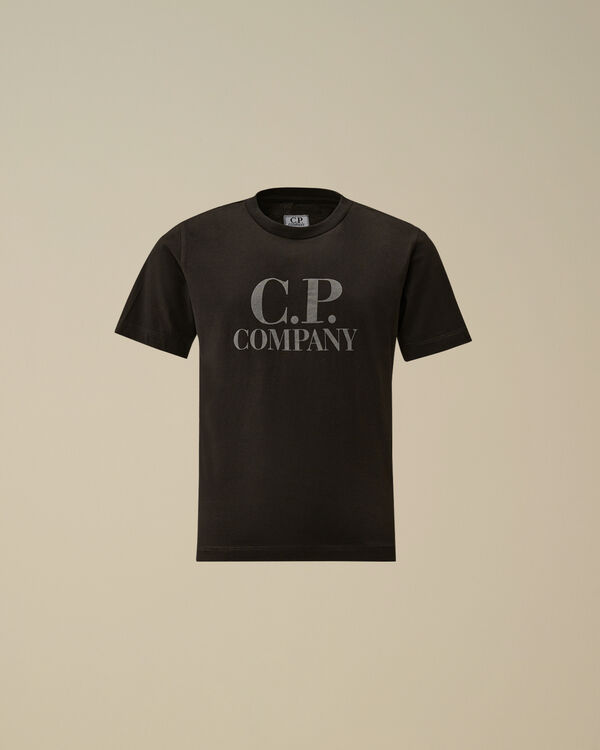 C.p. Company U16 Cotton Jersey 30/1 Graphic T-Shirt BLACK