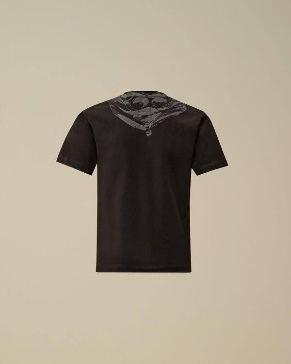 C.p. Company U16 Cotton Jersey 30/1 Graphic T-Shirt BLACK