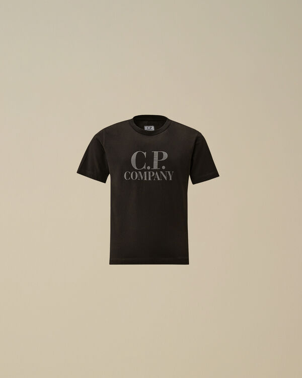 C.p. Company U16 Cotton Jersey 30/1 Graphic T-Shirt BLACK