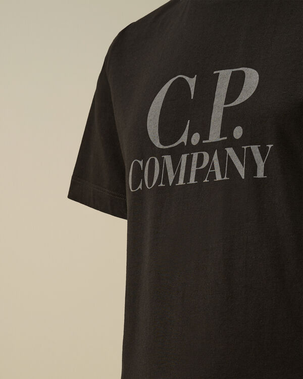 C.p. Company U16 Cotton Jersey 30/1 Graphic T-Shirt BLACK