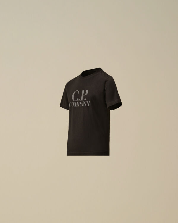 c.p. company U16 Cotton Jersey 30/1 Graphic T-Shirt BLACK