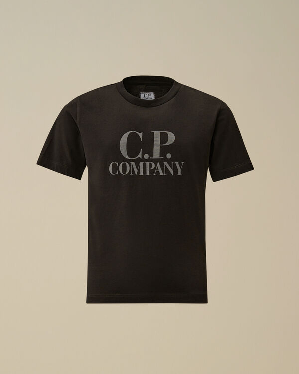 C.p. Company U16 Cotton Jersey 30/1 Graphic T-Shirt BLACK