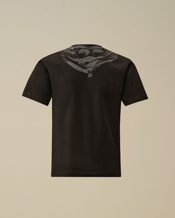 C.p. Company U16 Cotton Jersey 30/1 Graphic T-Shirt BLACK
