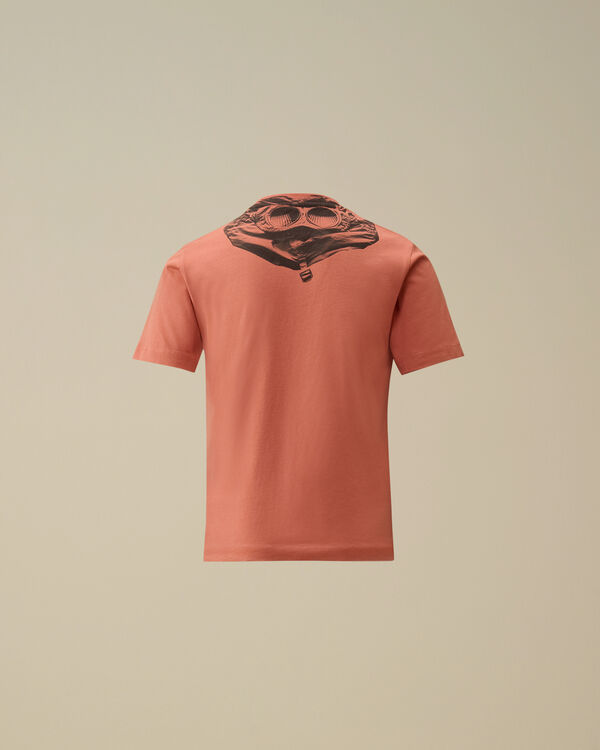 C.p. Company U16 Cotton Jersey 30/1 Graphic T-Shirt CANYON CLAY - PINK