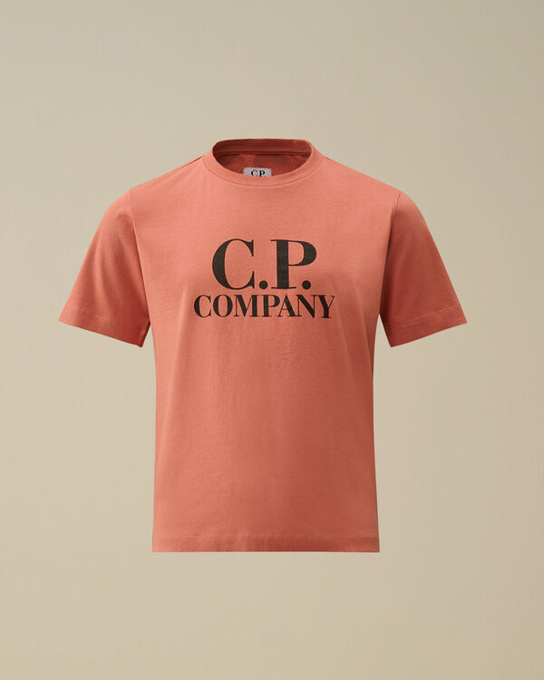 C.p. Company U16 Cotton Jersey 30/1 Graphic T-Shirt CANYON CLAY - PINK