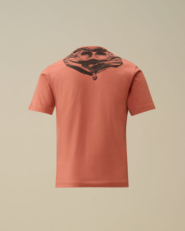 C.p. Company U16 Cotton Jersey 30/1 Graphic T-Shirt CANYON CLAY - PINK