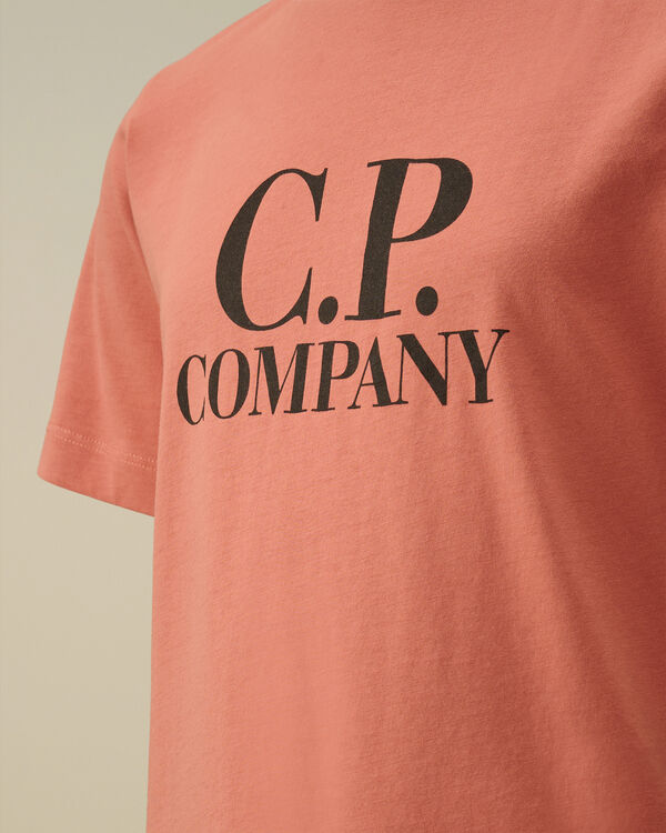 C.p. Company U16 Cotton Jersey 30/1 Graphic T-Shirt CANYON CLAY - PINK