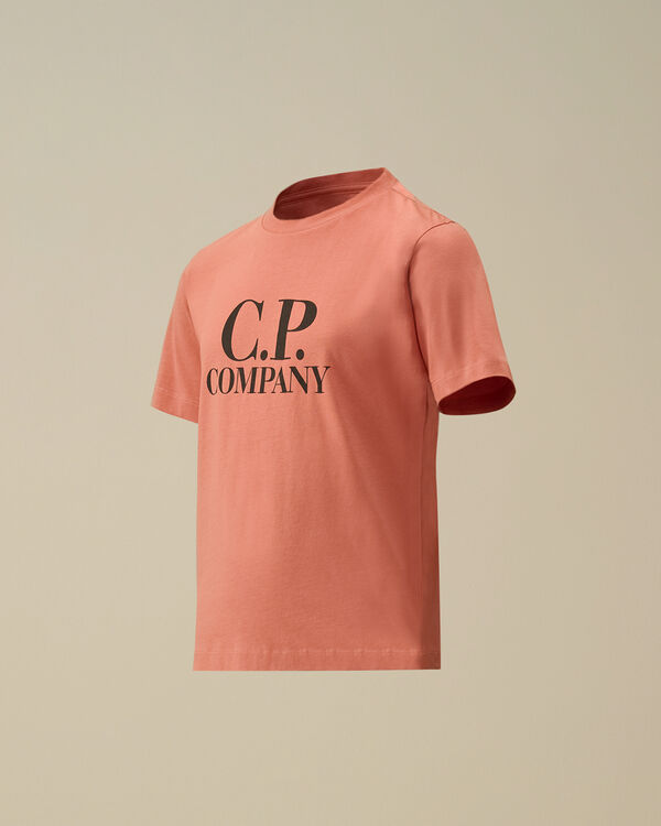 c.p. company U16 Cotton Jersey 30/1 Graphic T-Shirt CANYON CLAY - PINK