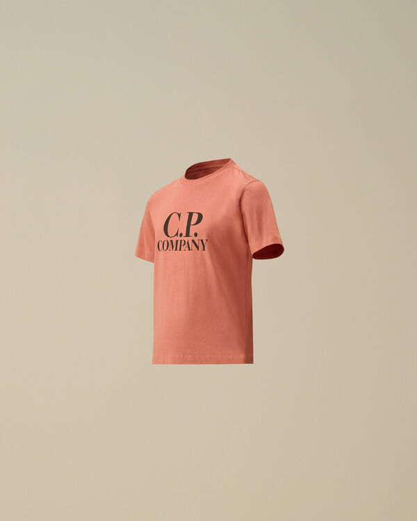 c.p. company U16 Cotton Jersey 30/1 Graphic T-Shirt CANYON CLAY - PINK