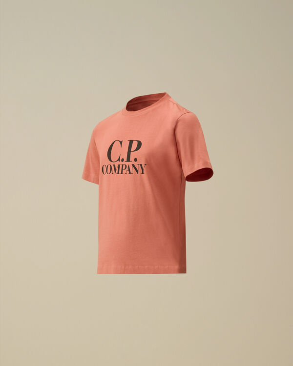 c.p. company U16 Cotton Jersey 30/1 Graphic T-Shirt CANYON CLAY - PINK