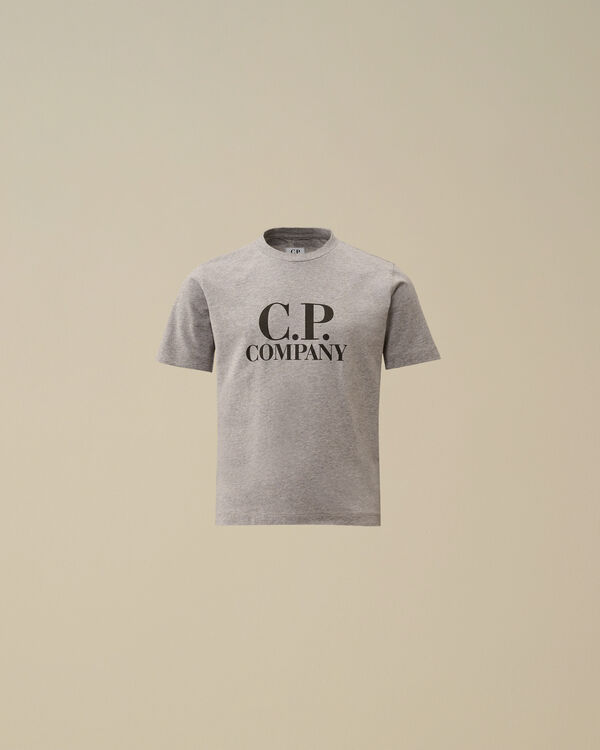 C.p. Company U16 Cotton Jersey 30/1 Graphic T-Shirt GREY MELANGE