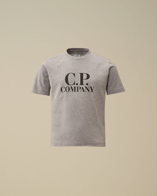 C.p. Company U16 Cotton Jersey 30/1 Graphic T-Shirt GREY MELANGE