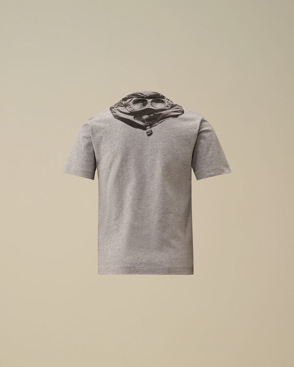 C.p. Company U16 Cotton Jersey 30/1 Graphic T-Shirt GREY MELANGE