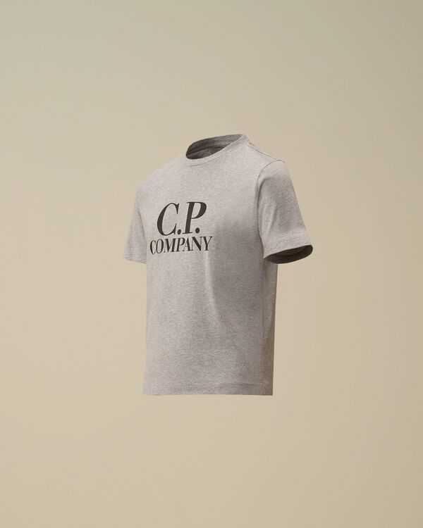 c.p. company U16 Cotton Jersey 30/1 Graphic T-Shirt GREY MELANGE