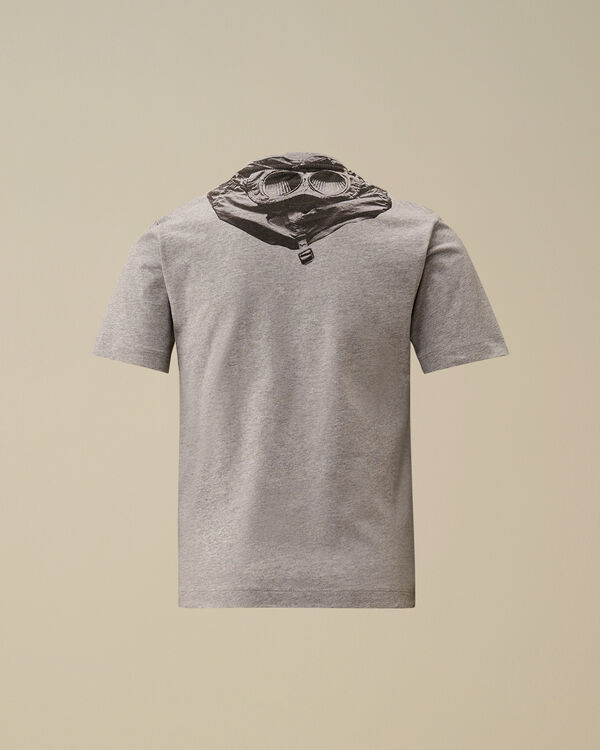 C.p. Company U16 Cotton Jersey 30/1 Graphic T-Shirt GREY MELANGE