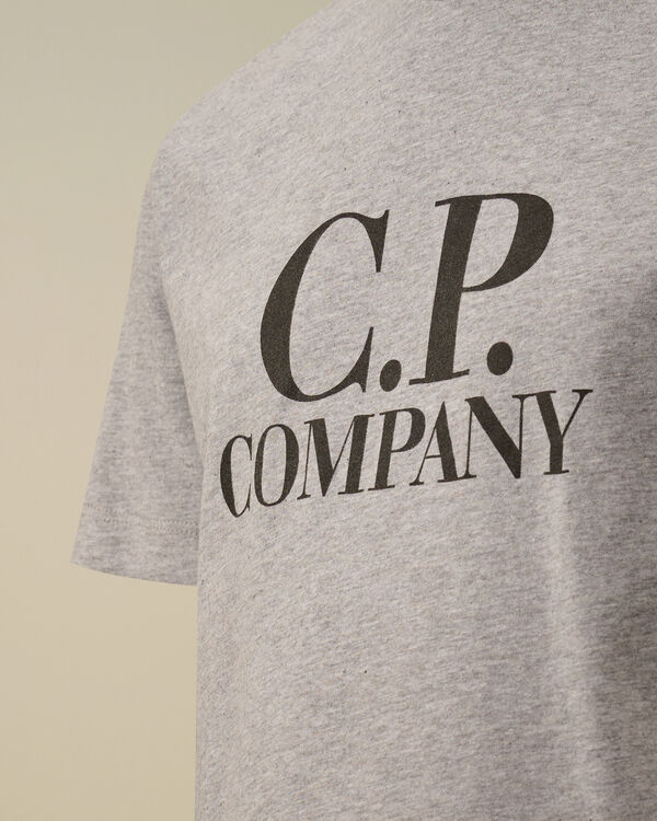 C.p. Company U16 Cotton Jersey 30/1 Graphic T-Shirt GREY MELANGE