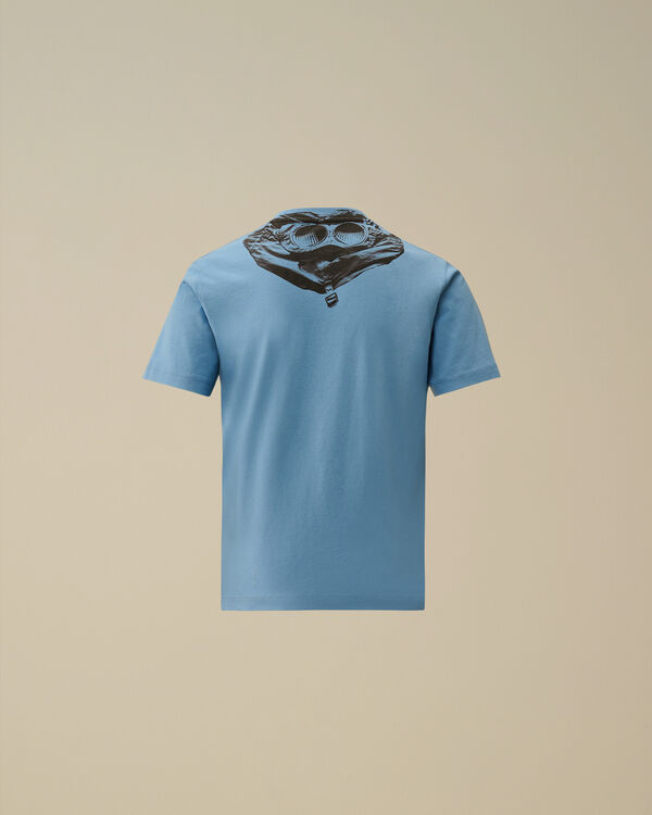 C.p. Company U16 Cotton Jersey 30/1 Graphic T-Shirt PACIFIC COAST - LIGHT-BLUE