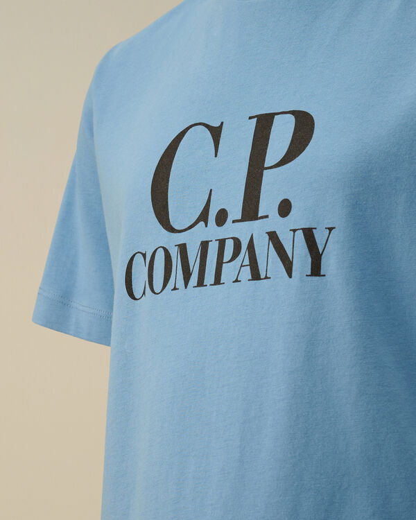 C.p. Company U16 Cotton Jersey 30/1 Graphic T-Shirt PACIFIC COAST - LIGHT-BLUE