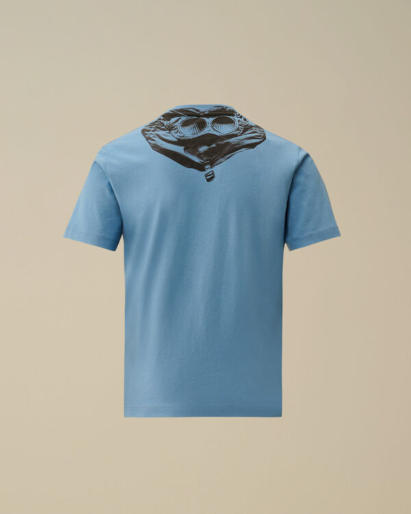 C.p. Company U16 Cotton Jersey 30/1 Graphic T-Shirt PACIFIC COAST - LIGHT-BLUE