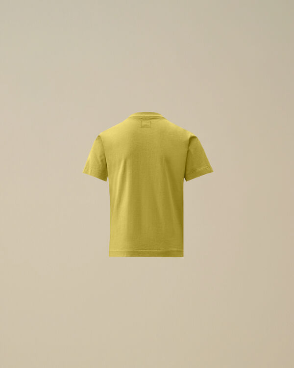 C.p. Company U16 Cotton Jersey 30/1 Logo Label T-Shirt CRESS GREEN