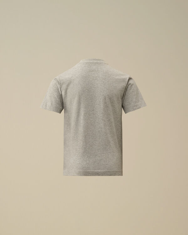 C.p. Company U16 Cotton Jersey 30/1 Logo Label T-Shirt GREY MELANGE