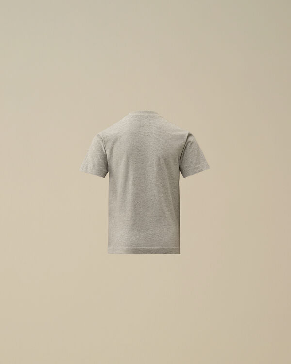 C.p. Company U16 Cotton Jersey 30/1 Logo Label T-Shirt GREY MELANGE