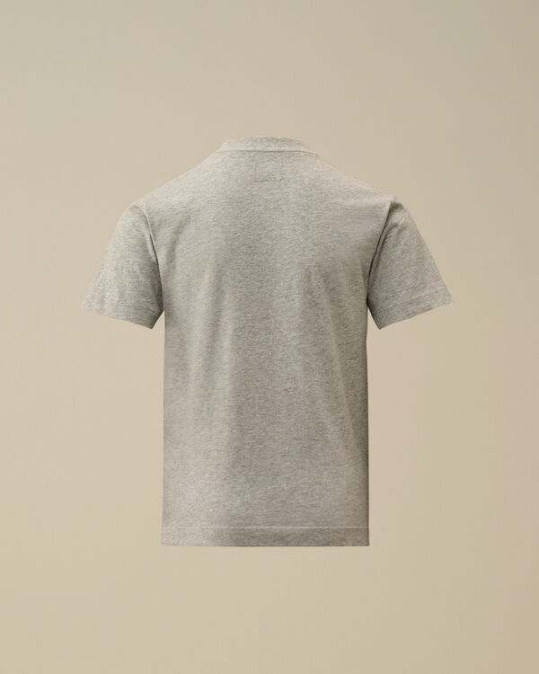 C.p. Company U16 Cotton Jersey 30/1 Logo Label T-Shirt GREY MELANGE