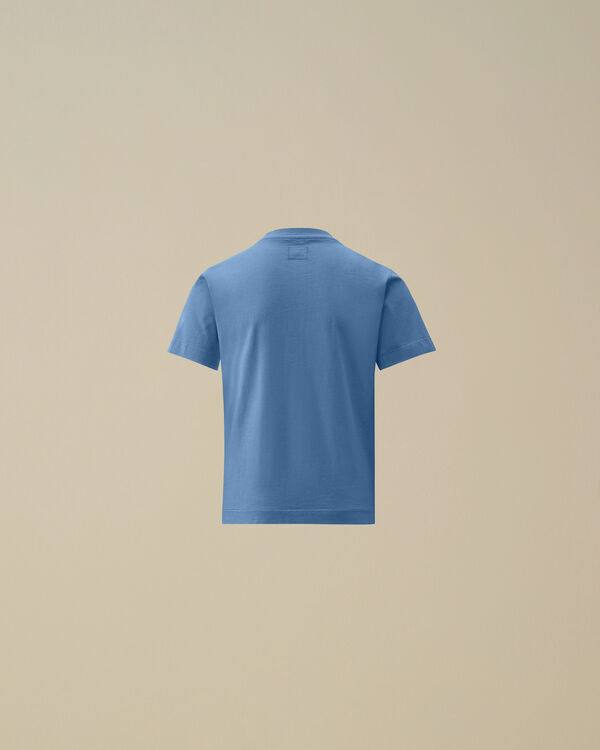 C.p. Company U16 Cotton Jersey 30/1 Logo Label T-Shirt PACIFIC COAST - LIGHT-BLUE