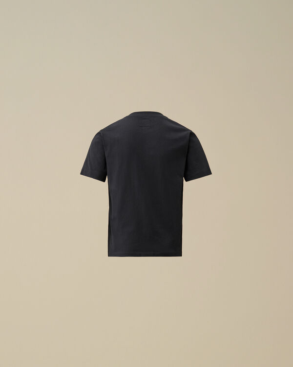 C.p. Company U16 Cotton Jersey 30/1 Logo Patch T-Shirt TOTAL ECLIPSE - BLUE