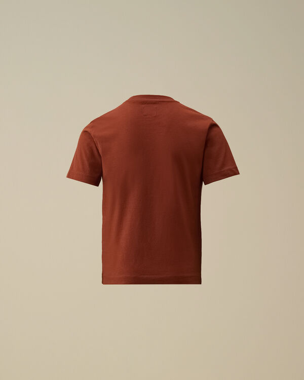 C.p. Company U16 Cotton Jersey 30/1 Mini Logo T-Shirt SABLE - BROWN